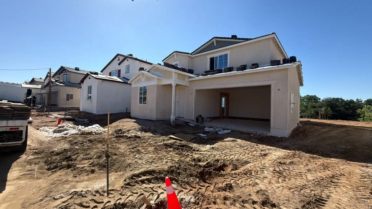 Aerial view of Aviana community construction
